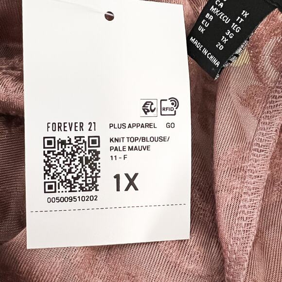 NEW Velvet Burnout Crop Top Womens 1X Plus Size Whimsigoth Romantic Boho Fairy - Picture 6 of 7